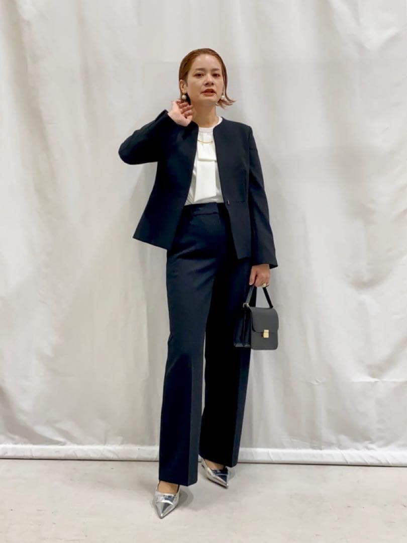 プラステ　【新品】　ウォームリザーブ　パンツセットアップ　ネイビー