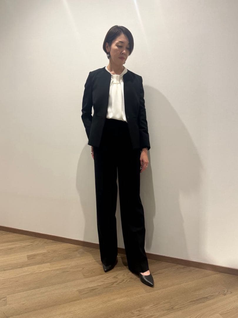 プラステ　【新品】　ウォームリザーブ　パンツセットアップ　ネイビー