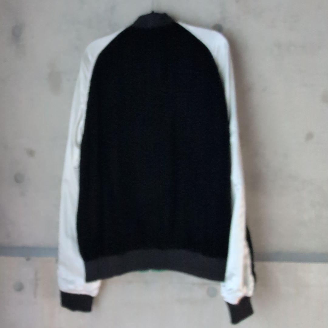 未使用 DIESEL グリーン スカジャン 刺繍 リバーシブル