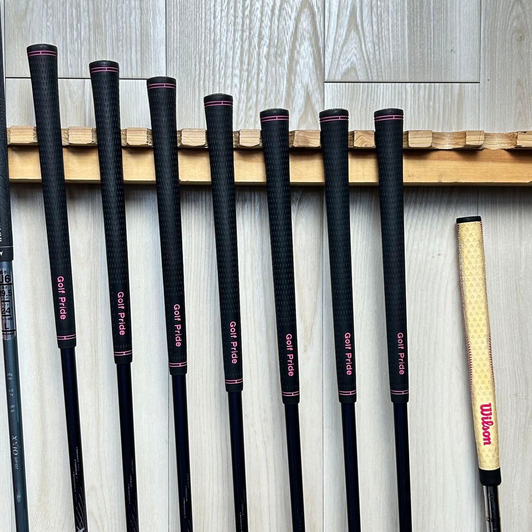 【レディース右】ダンロップ ゼクシオ パーリーゲイツ 初心者　ゴルフセット