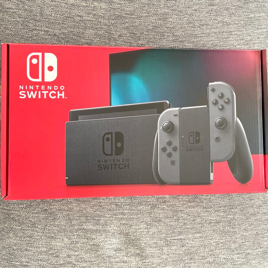Nintendo Switch本体Joy-Con(L)/(R) グレー動作確認済