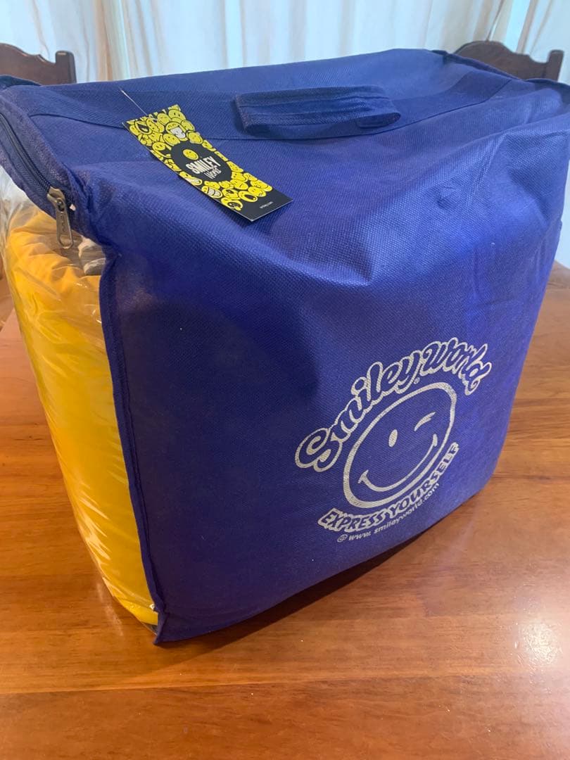 Smiley World スマイリーフェイス　大掛布団、枕カバー大中/1セット