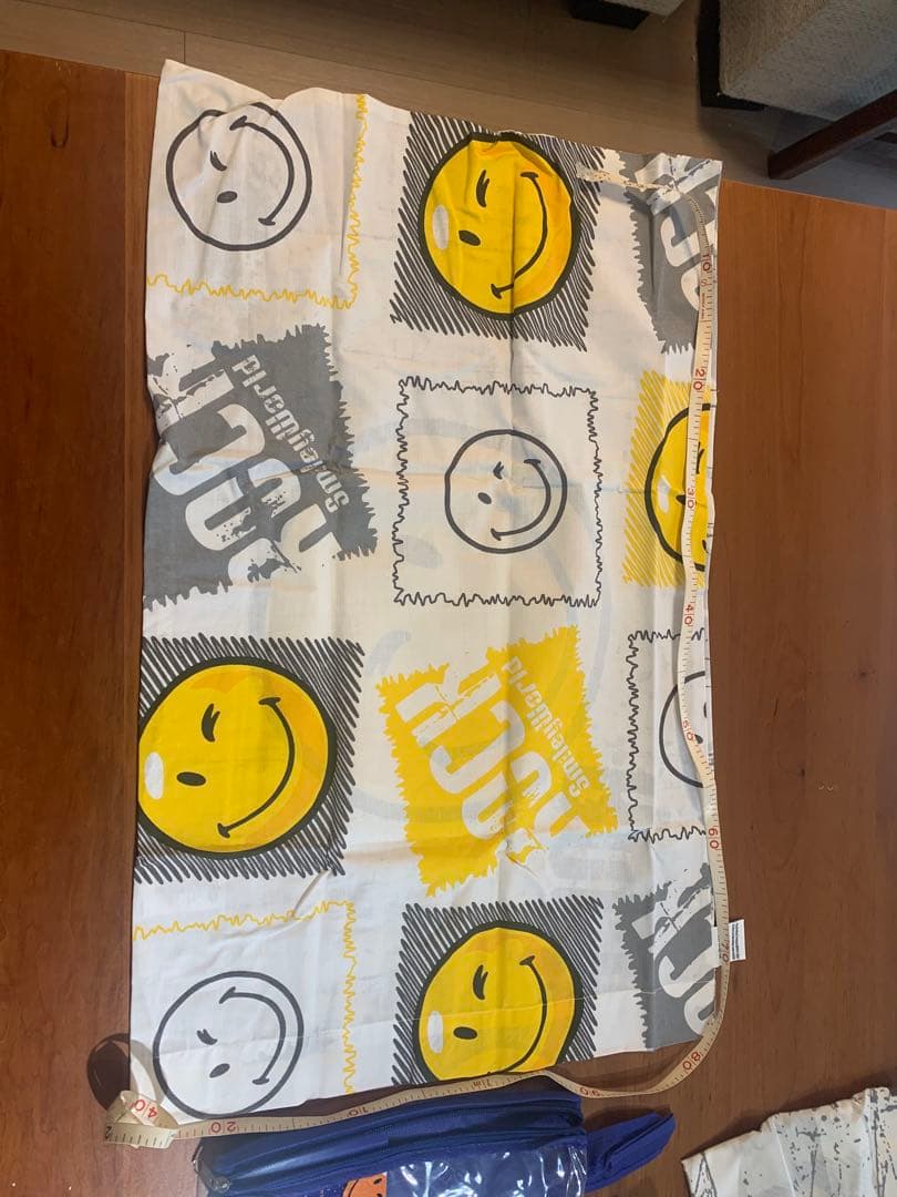 Smiley World スマイリーフェイス　大掛布団、枕カバー大中/1セット