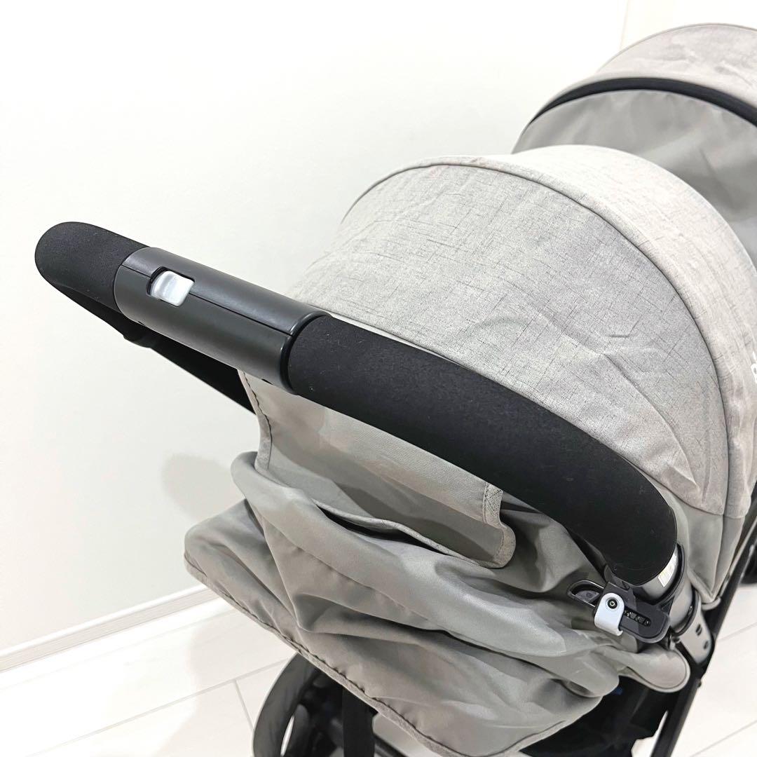 joie エヴァライトデュオ 二人乗りベビーカー グレー レインカバー付属