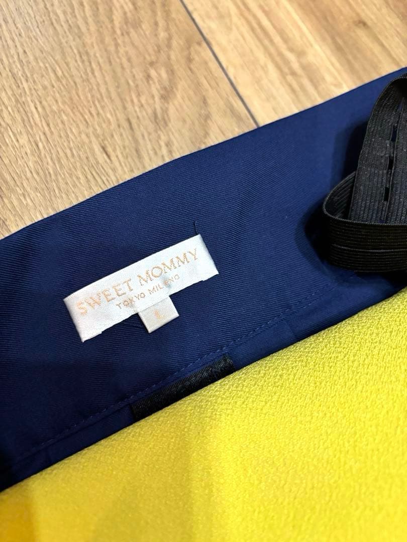 小学生　卒業袴　簡単着付けセット　Mサイズヘアアクセサリー付き