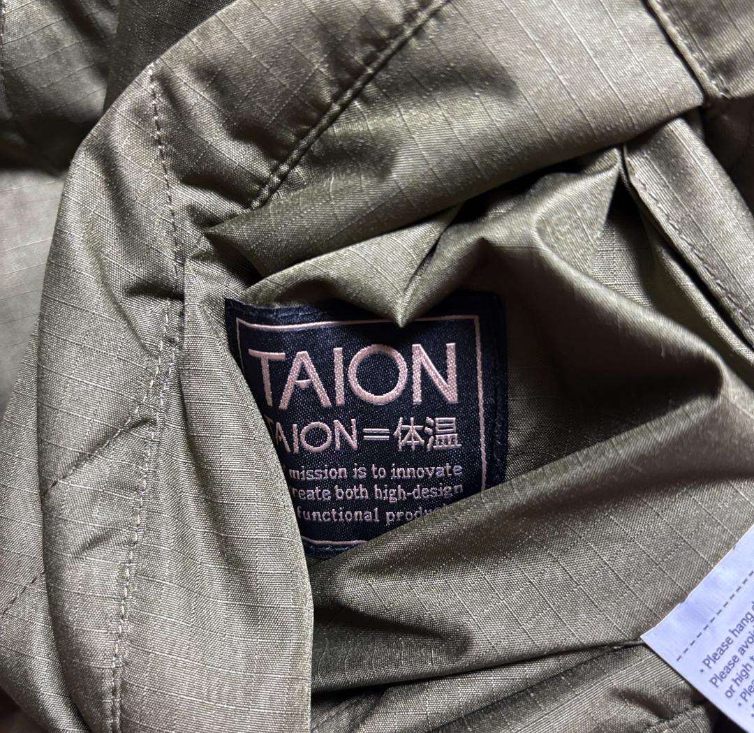 新品【TAION×fredy emue】ダウンジャケット 38 ベージュ　カーキ