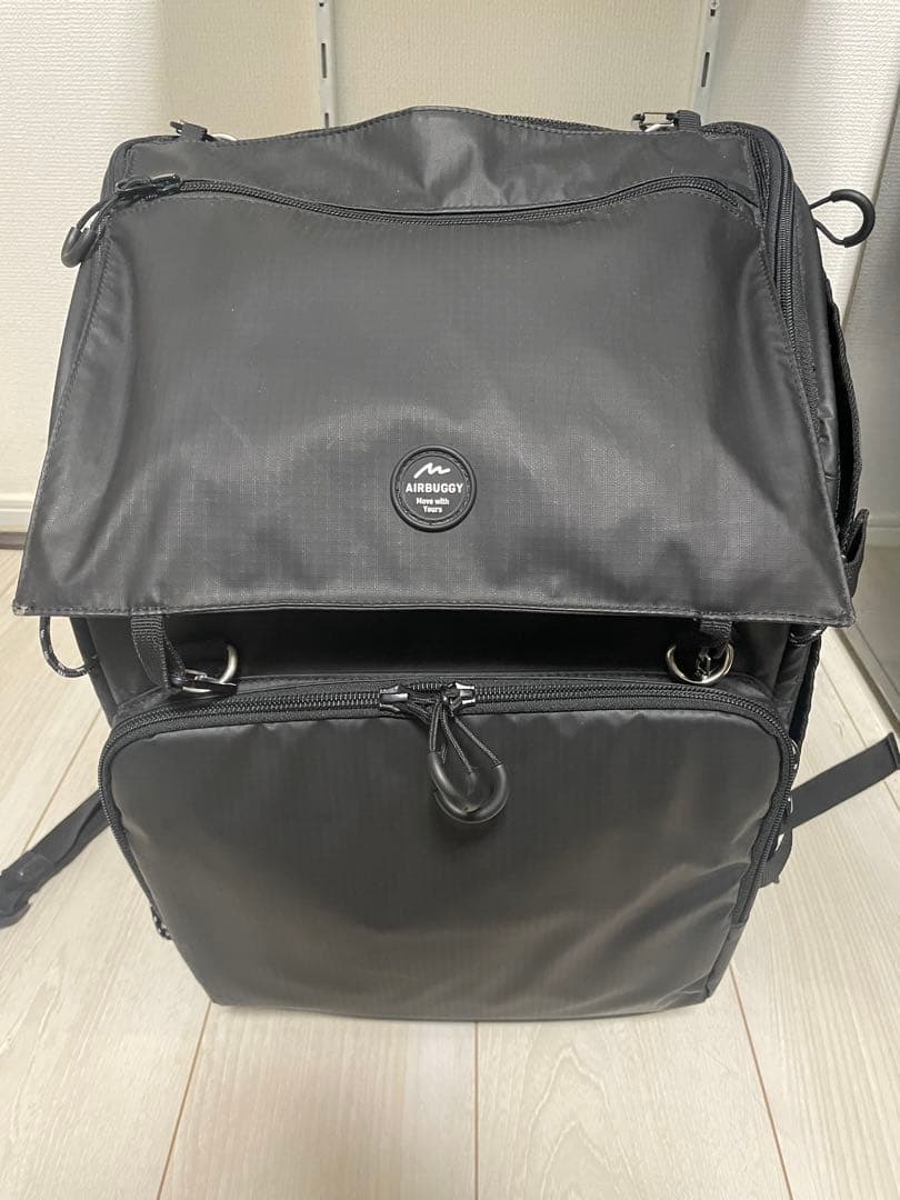 エアバギー 3WAY バックパックキャリー レギュラー 黒 AIRBUGGY