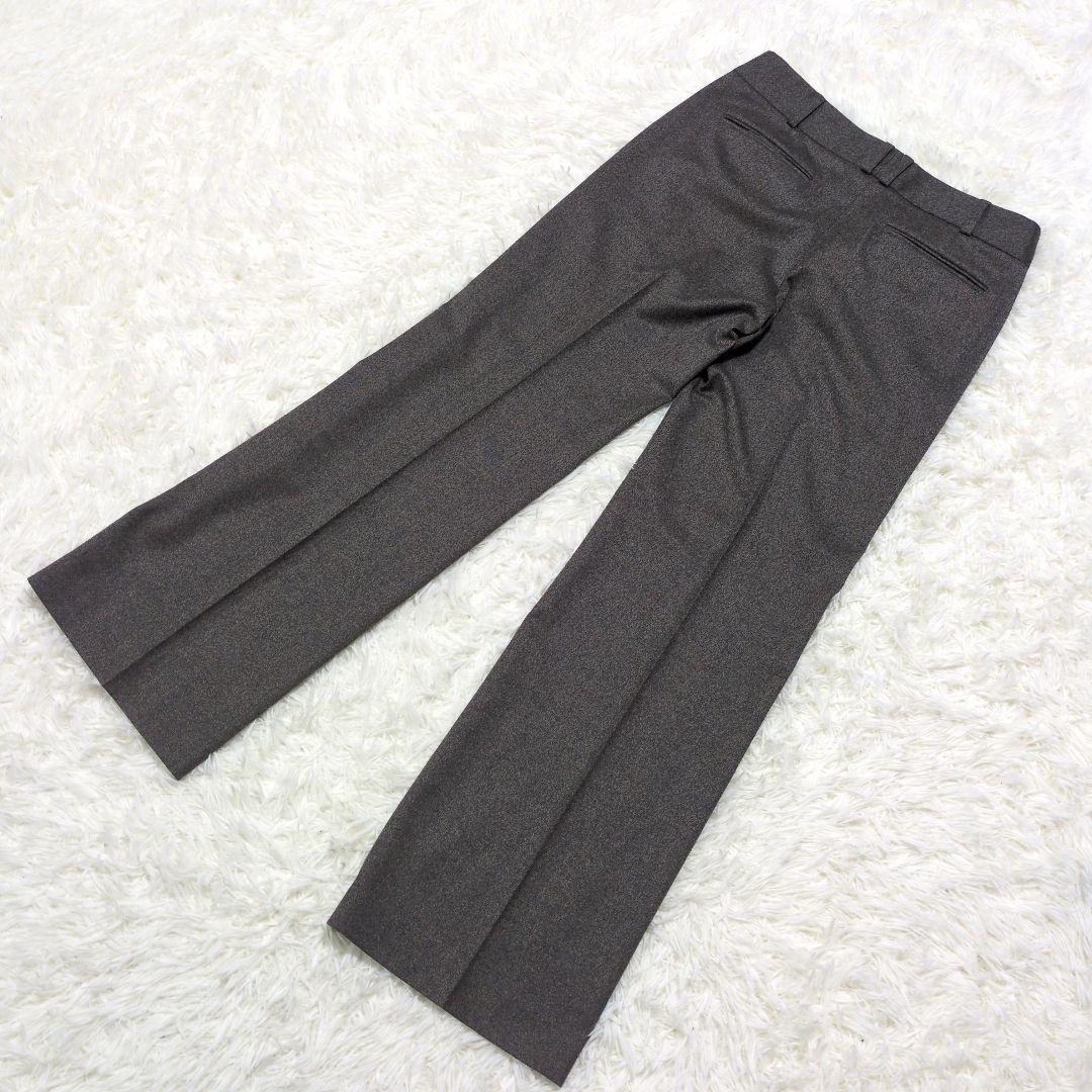 美品【カルソン】グレー系 ビジネスパンツスーツ セットアップ38(M)