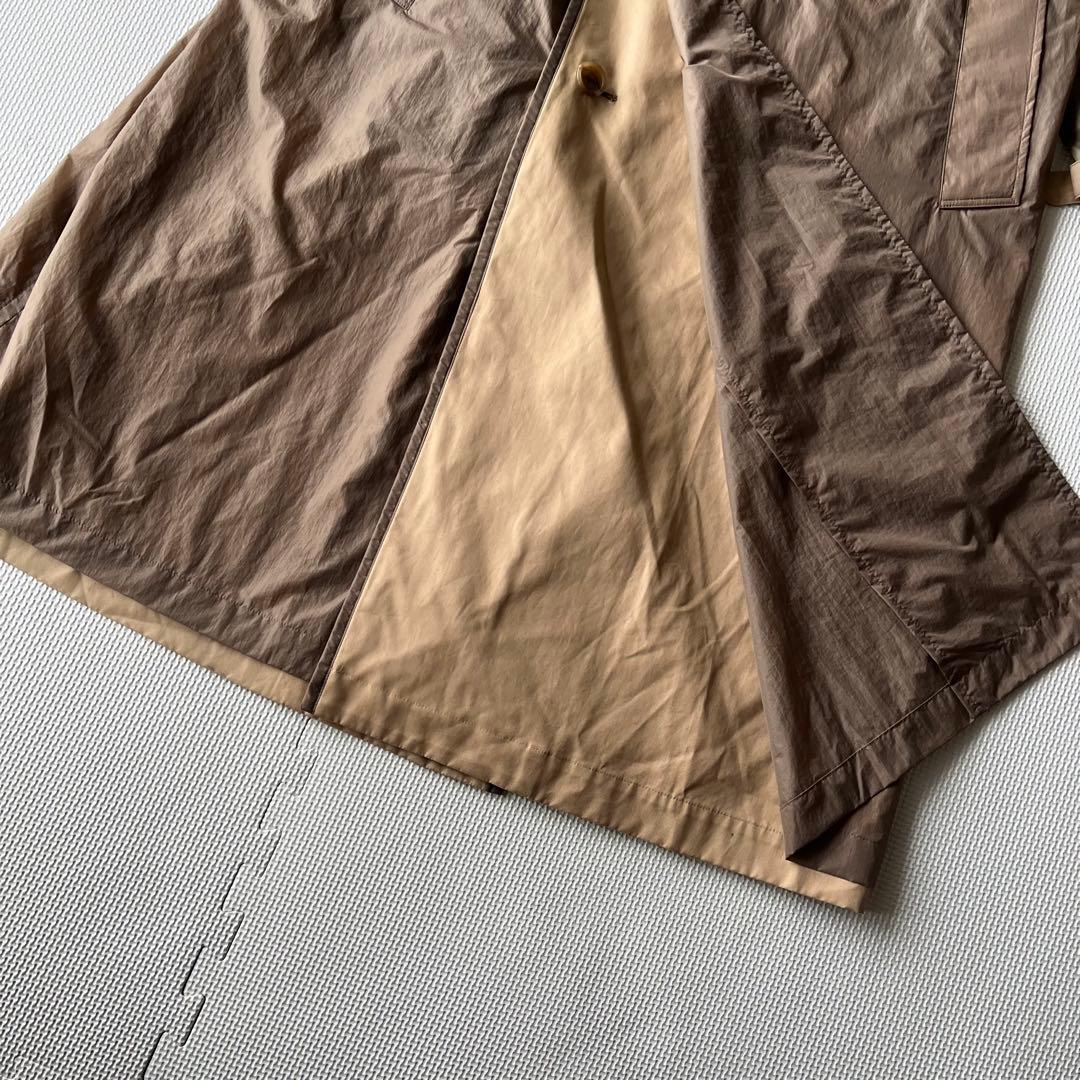 美品 YOKE NYLON COVERED TRENCH COAT ベージュ 2