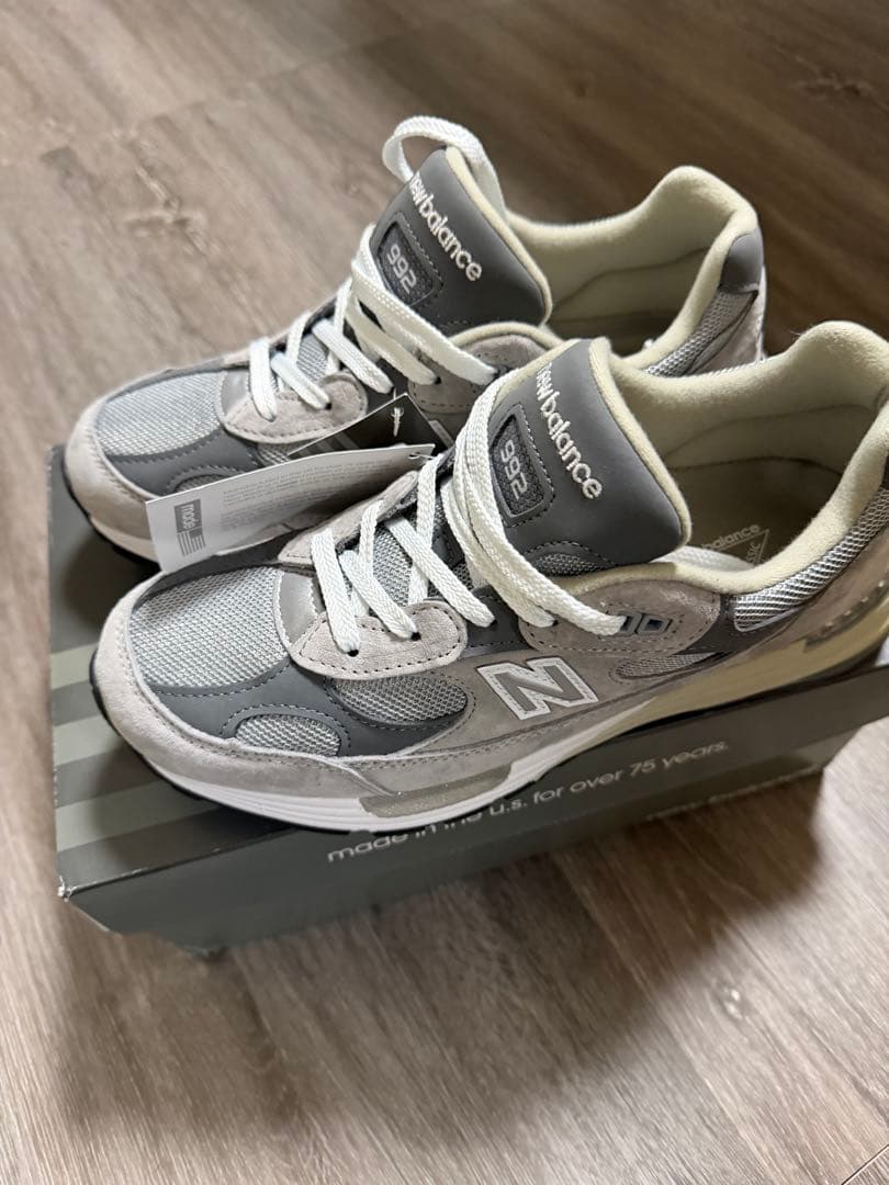 New Balance 992 グレー 未使用 タグ付き