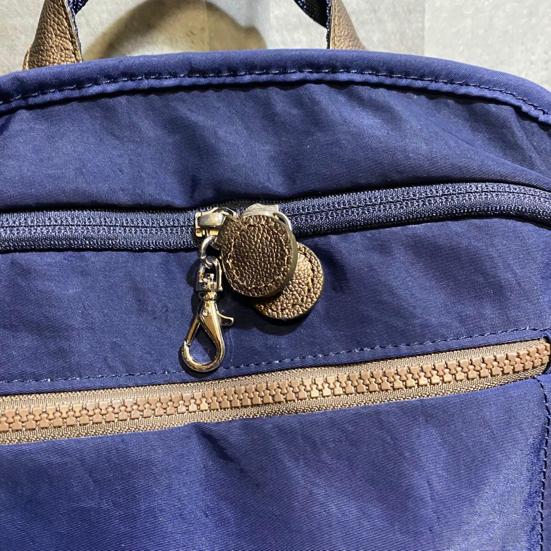 【未使用】kanana project　ナイロンリュック　ネイビー