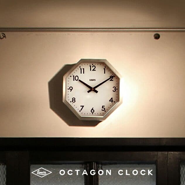 Lowis Industry Octagon Clock オクタゴンクロック