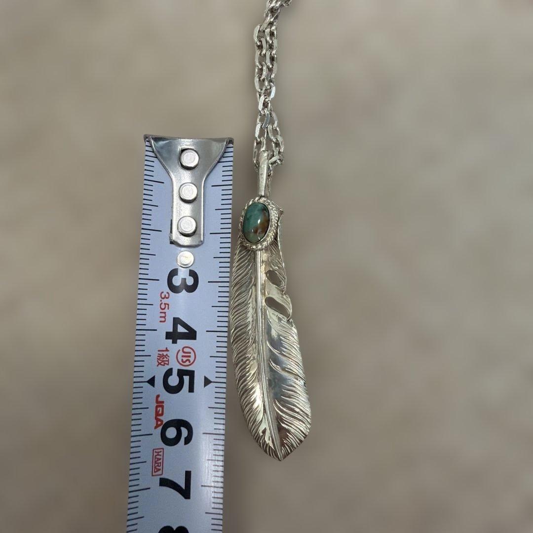 オレンジ アリゾナフリーダムフェザーペンダントセット