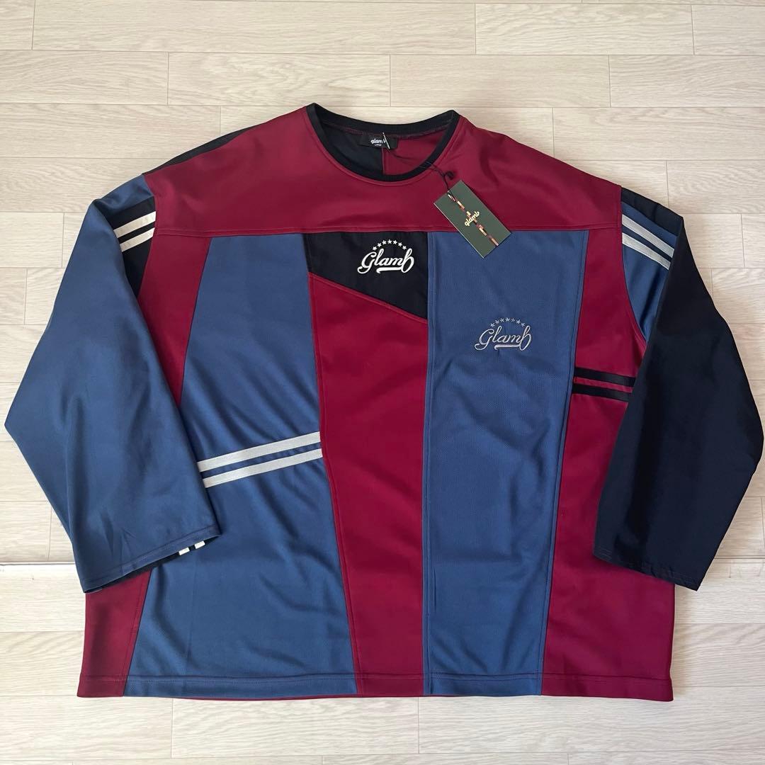 【新品タグ付】glamb グラム クレイジープルオーバージャージ ジャージー L