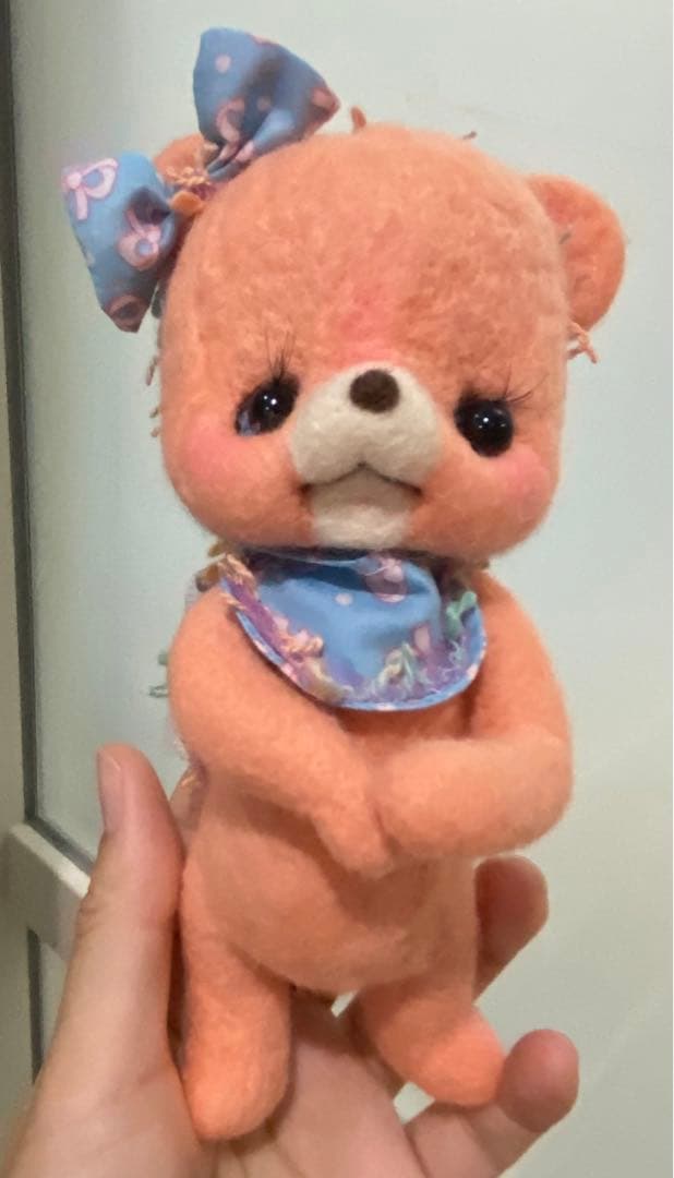 おしゃれくまさん　羊毛フェルト