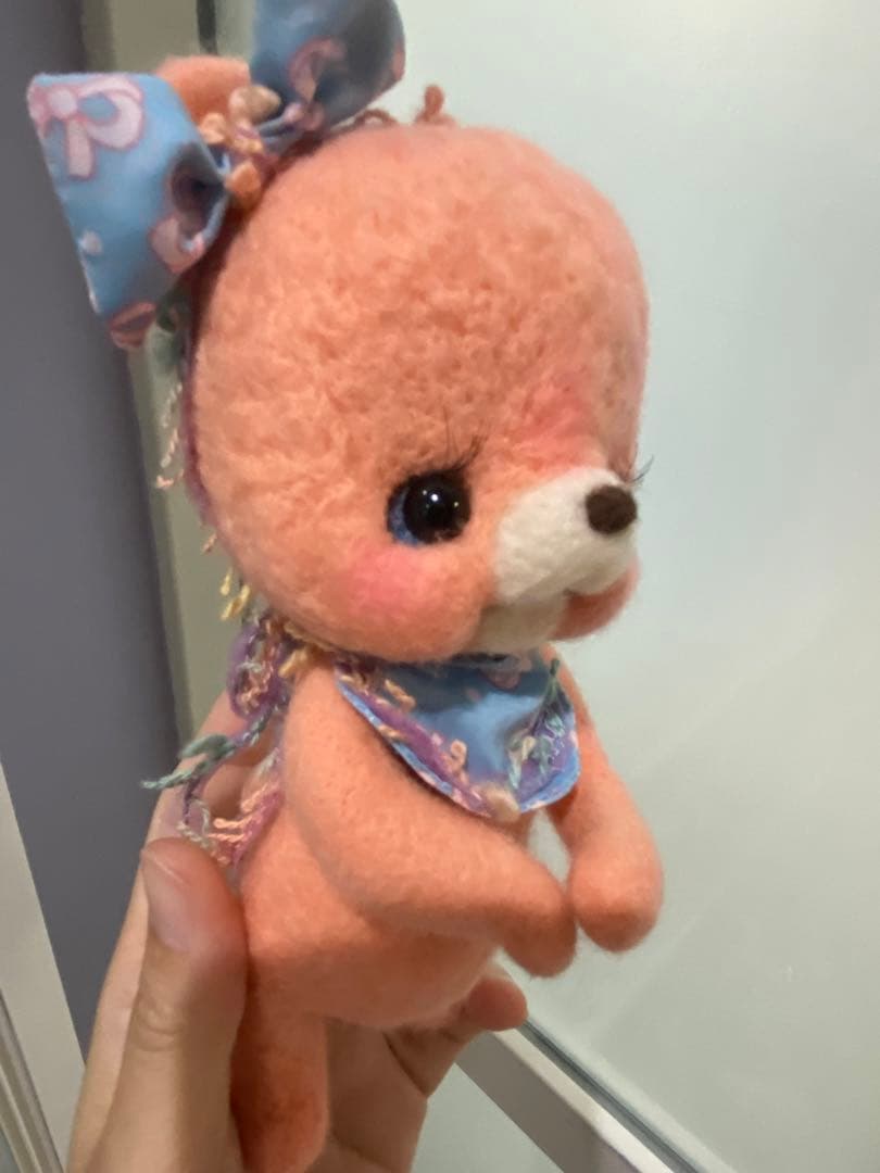 おしゃれくまさん　羊毛フェルト