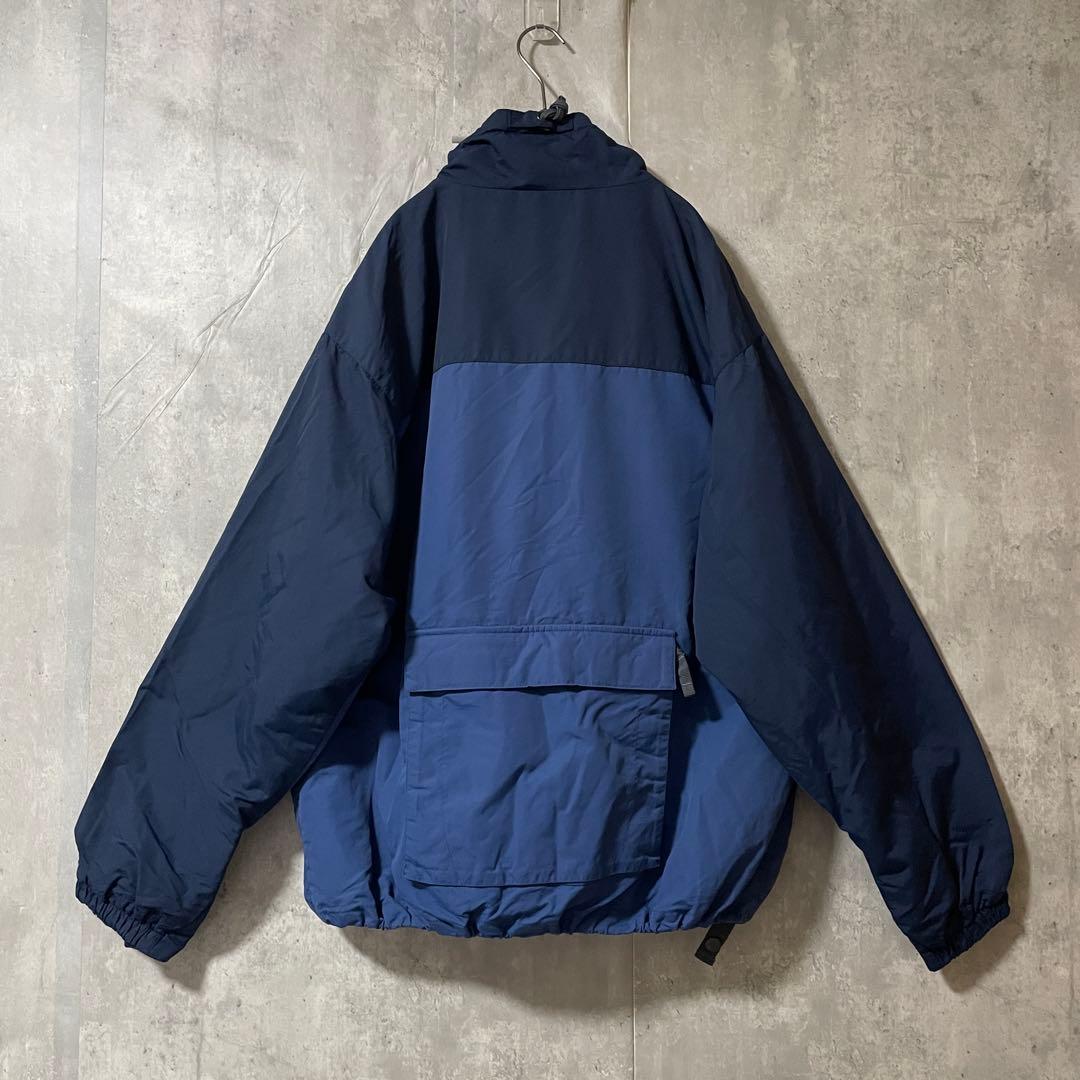 Burtonバートンスキーウェアスノーボードジャケット紺ネイビー青ブルー刺繍ロゴ