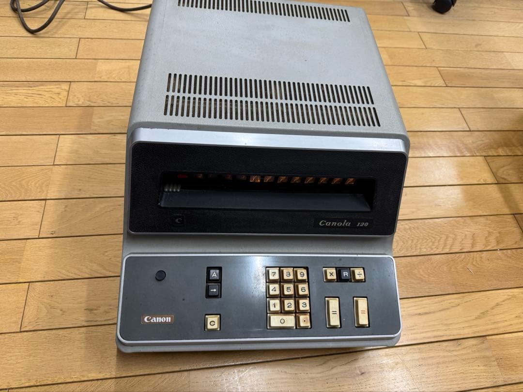 り*ご様 CANOLA-120 キャノン レトロ 電卓機 ジャンク品