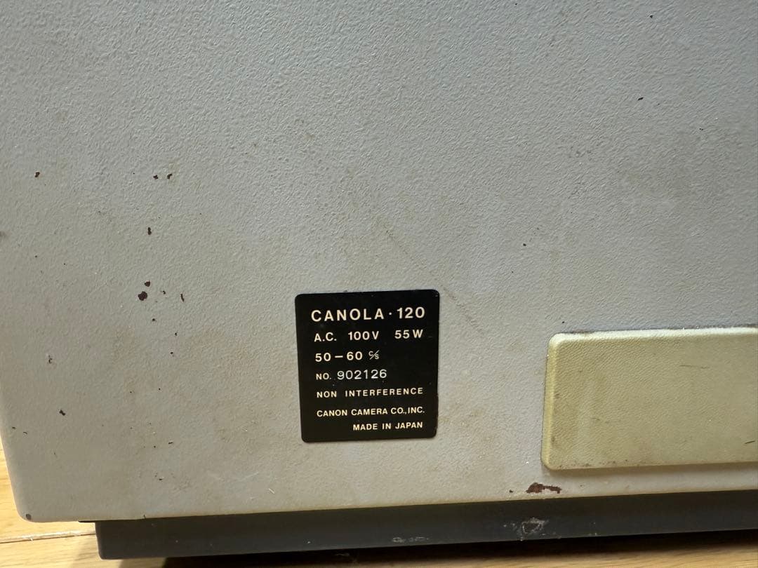 り*ご様 CANOLA-120 キャノン レトロ 電卓機 ジャンク品