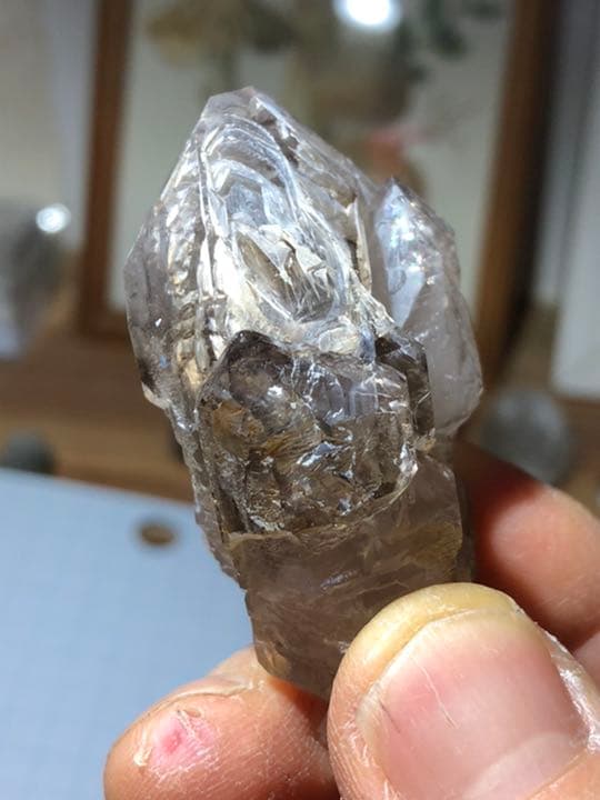 国産水晶　骸晶