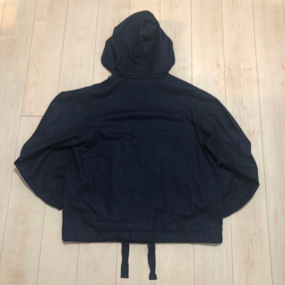 美品 サンリミット フラノパーカ ネイビー 2 sans limite ブルゾン