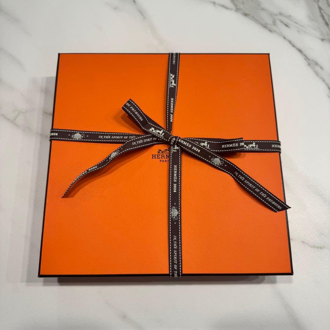 HERMES エルメス デザートプレート 2枚セット ブルー・ダイユール 新品