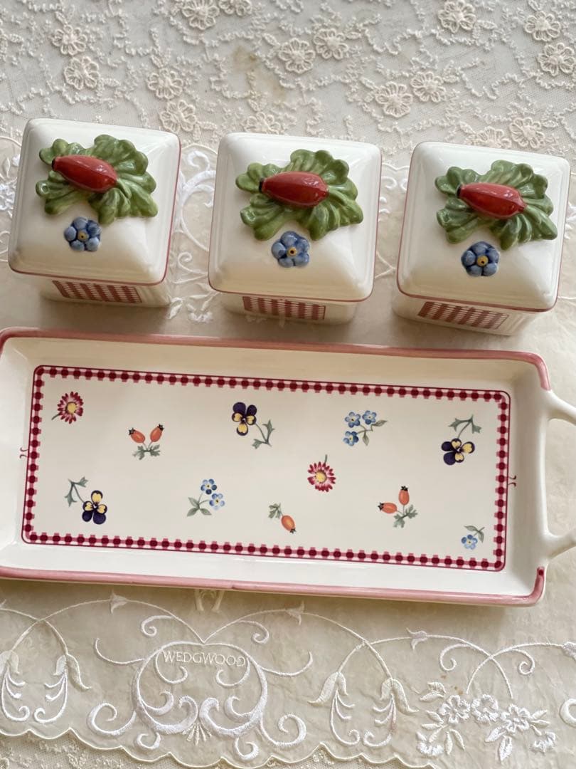 ビレロイ＆ボッホ 陶器製キャニスター