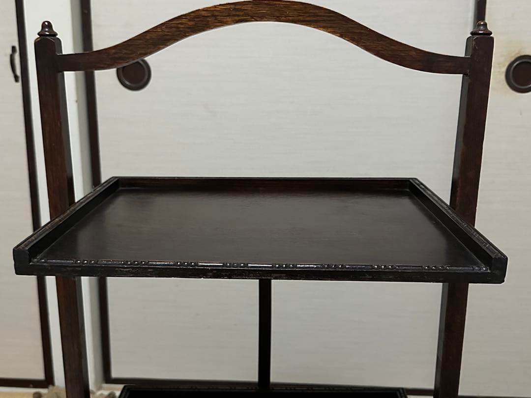 イギリス　アンティーク　ケーキスタンド　アフタヌーンティー　折りたたみ式