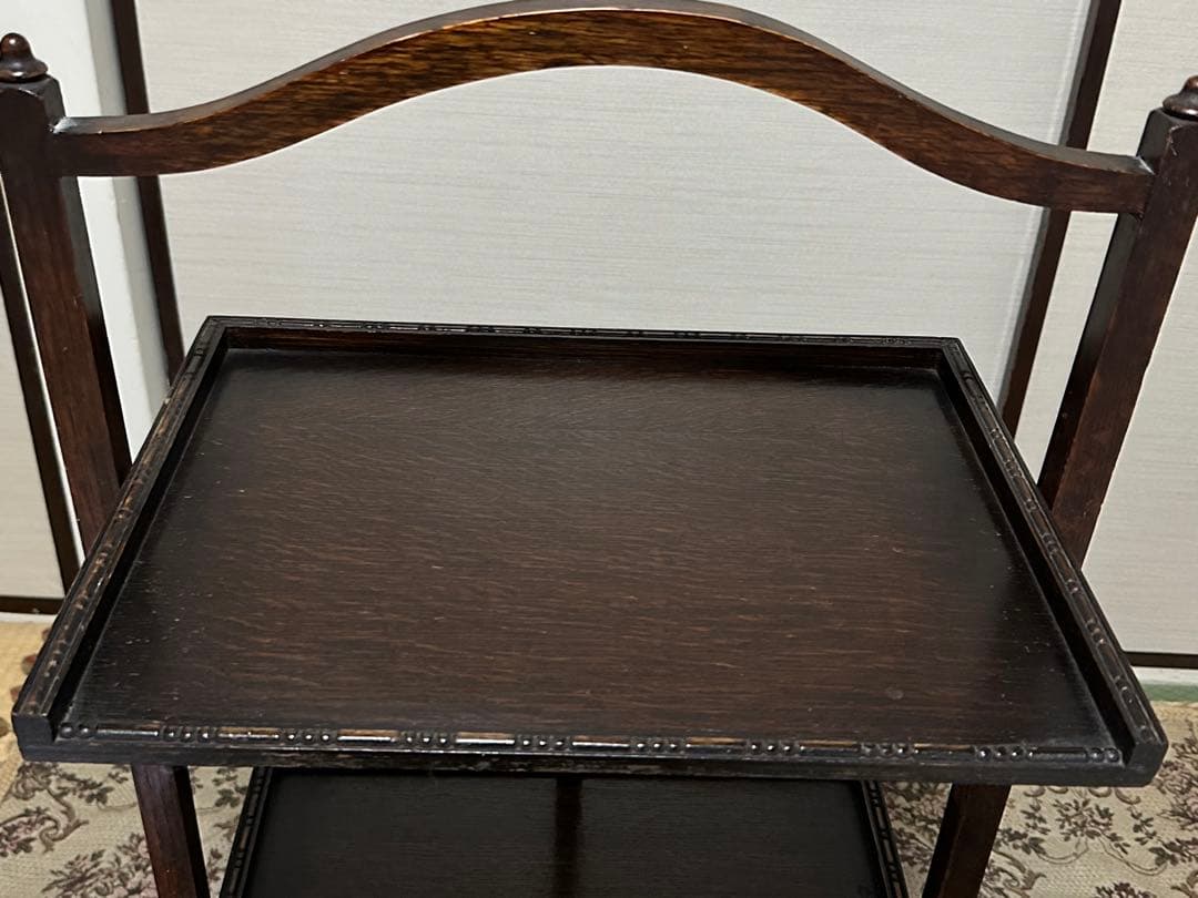 イギリス　アンティーク　ケーキスタンド　アフタヌーンティー　折りたたみ式