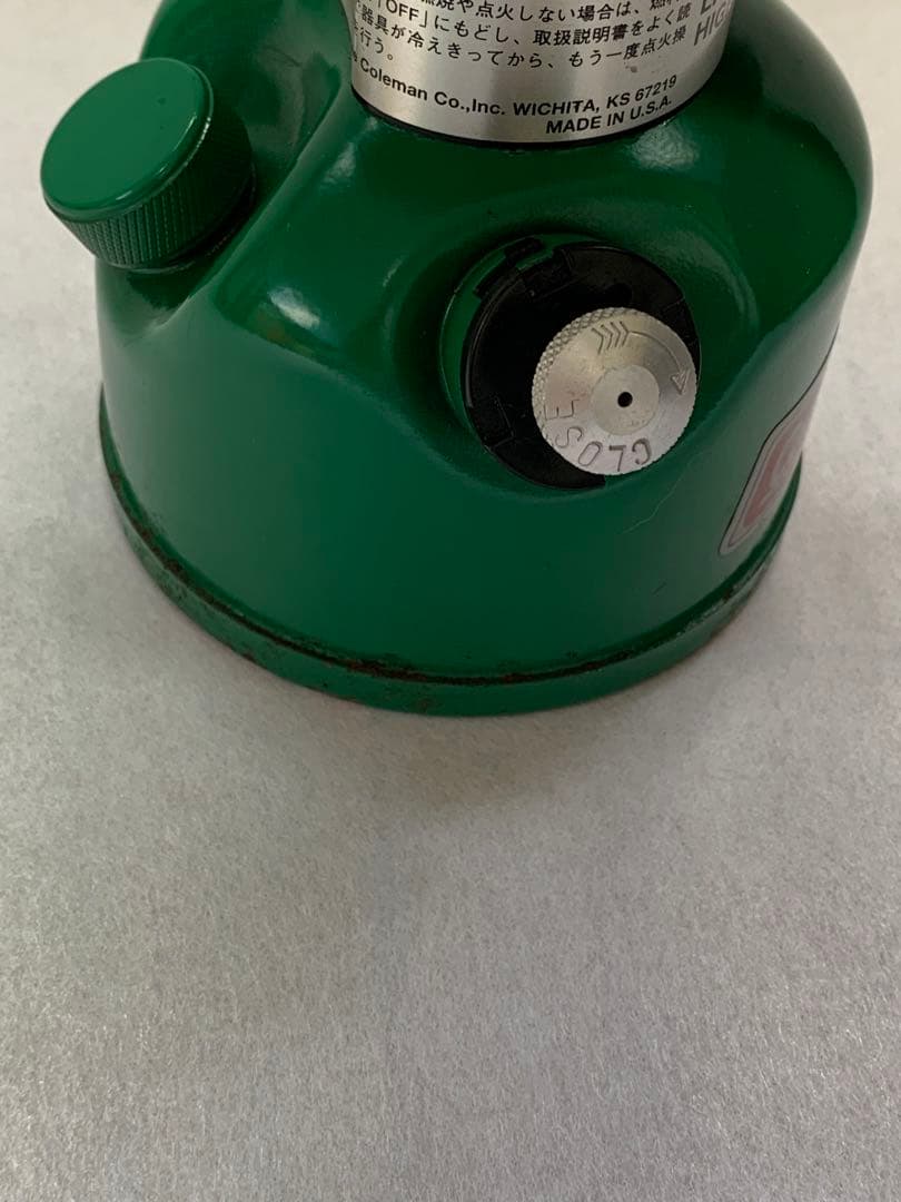 Coleman ガソリンランタン グリーン ケース付き