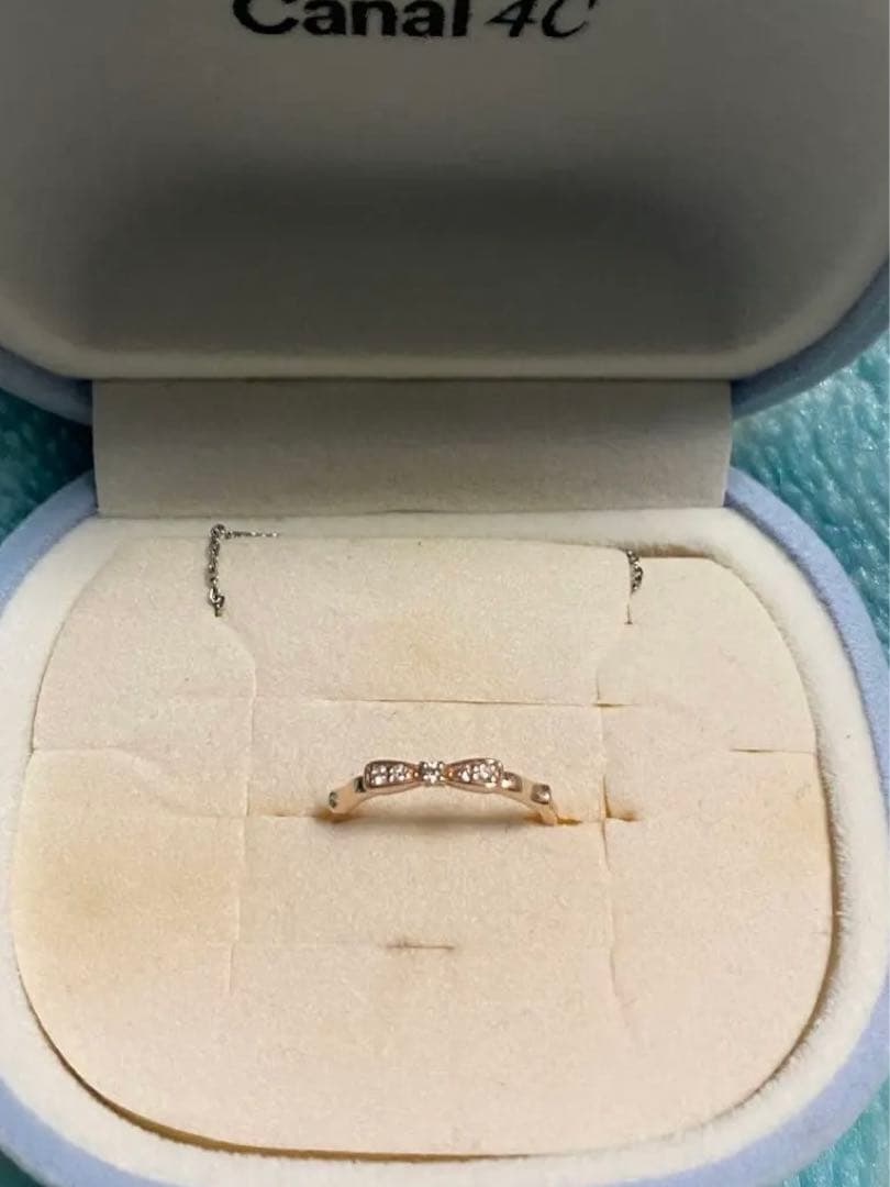 canal4°Ck10ピンクゴールドリング3号