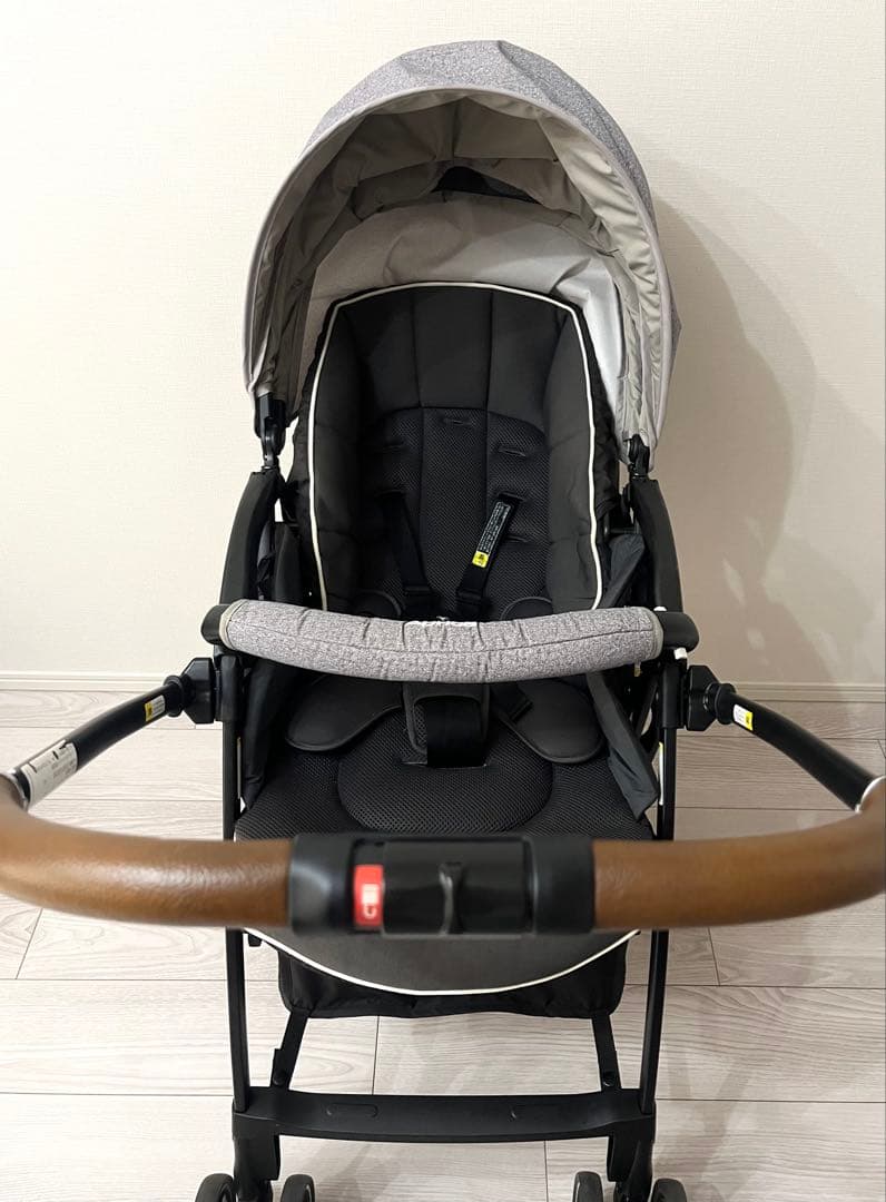 Aprica ラクーナクッションAC ベビーカー レインカバー付き