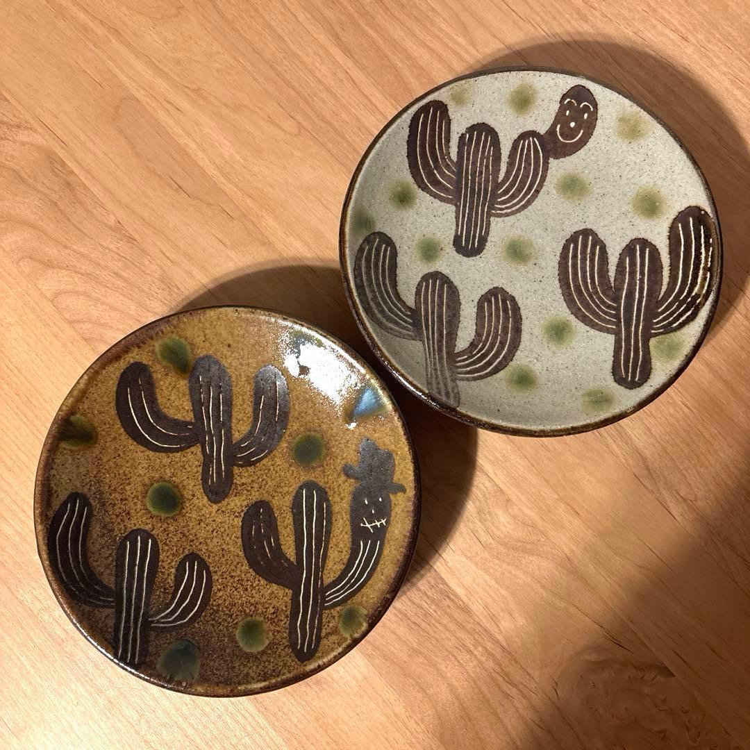 【未使用】やちむん　工房十鶴さん　２点