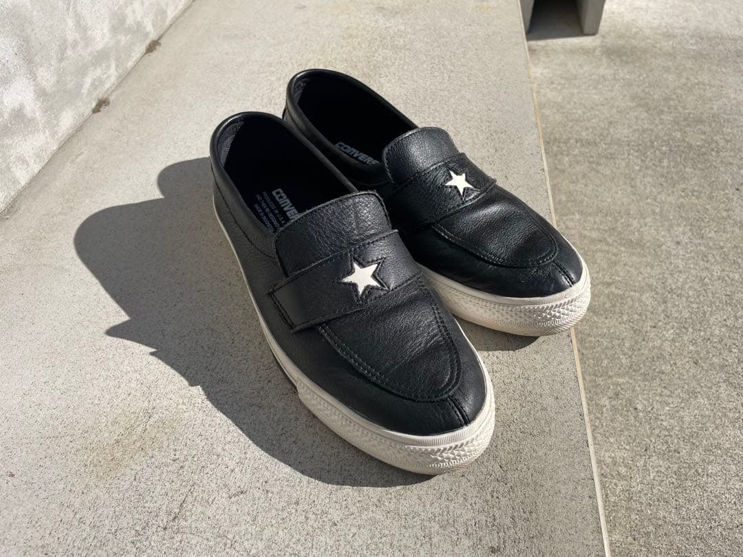 靴 converse addict one star loafer
