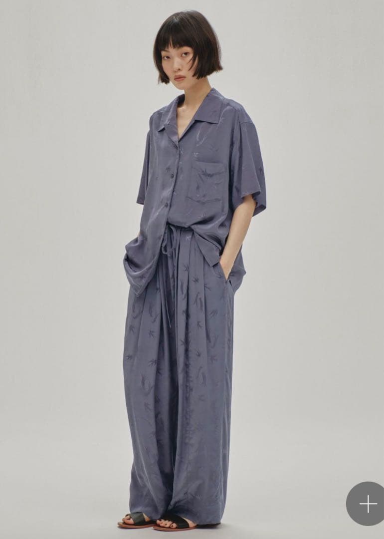 TODAYFULSwallow Satin Shirtsスワローシャツ