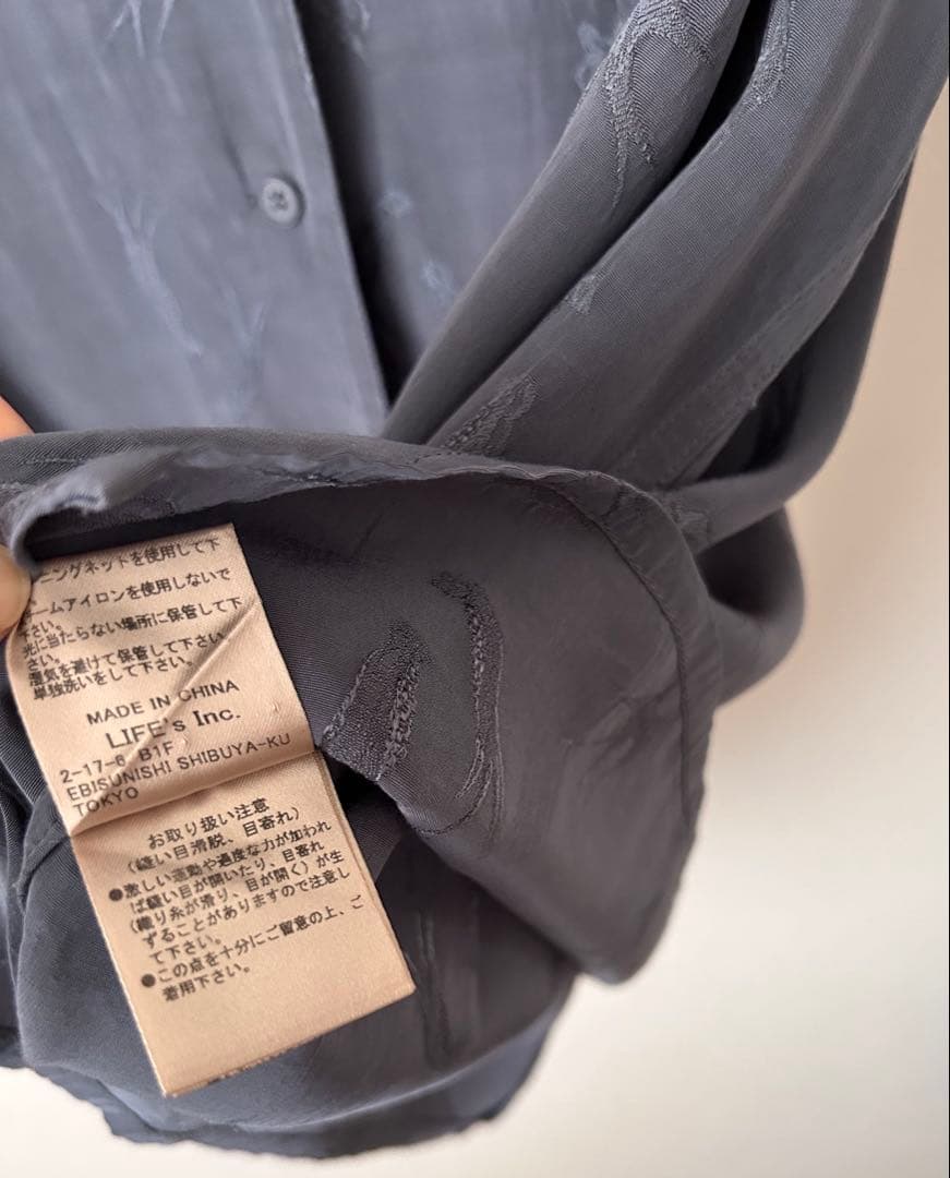 TODAYFULSwallow Satin Shirtsスワローシャツ