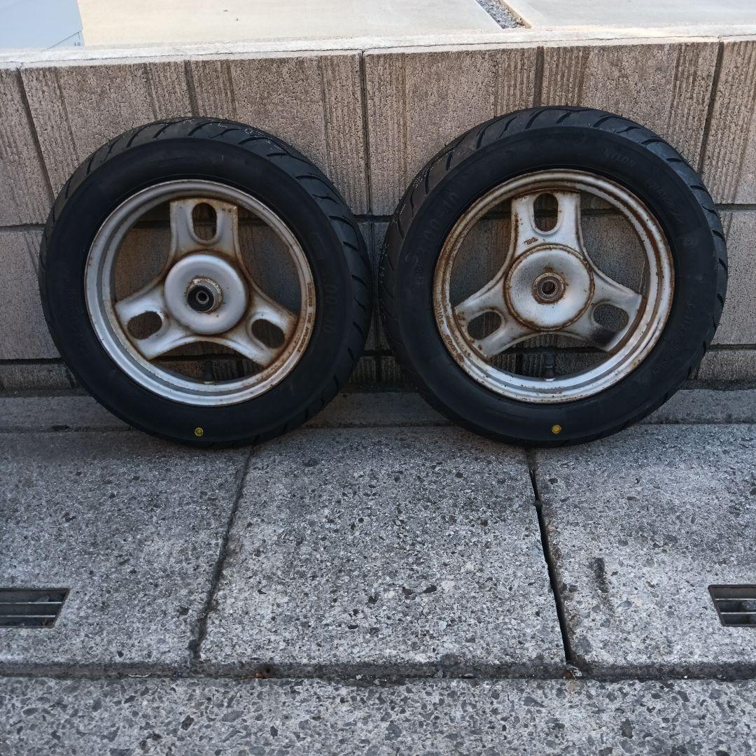 新品タイヤ付きホイールセット スーパーDio LiveDio スマートDio