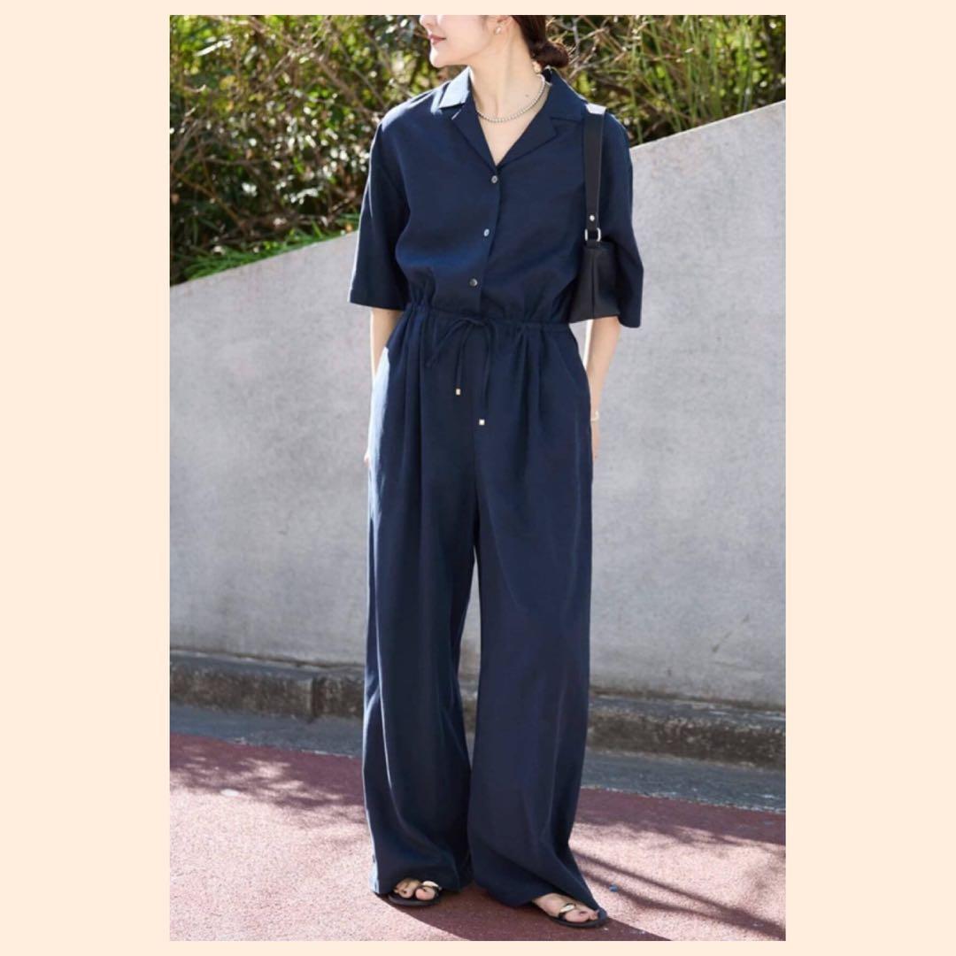 SLOBE IENAスローブイエナ⭐︎ハーフスリーブオールインワン