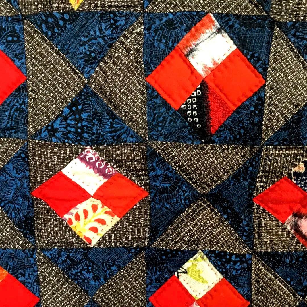 アンティーク和素材キルト