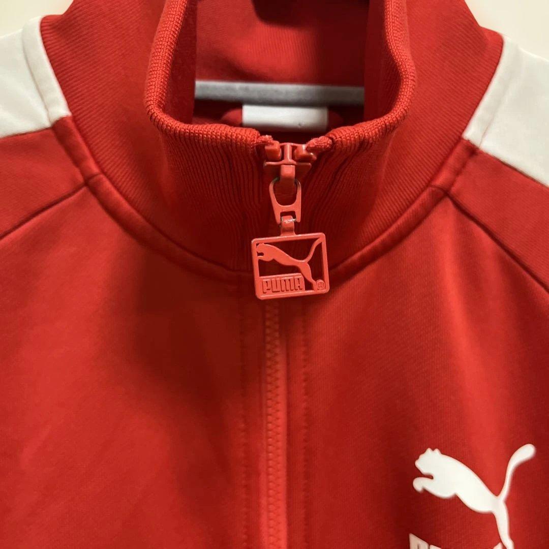 プーマトラックジャケットT7 赤
