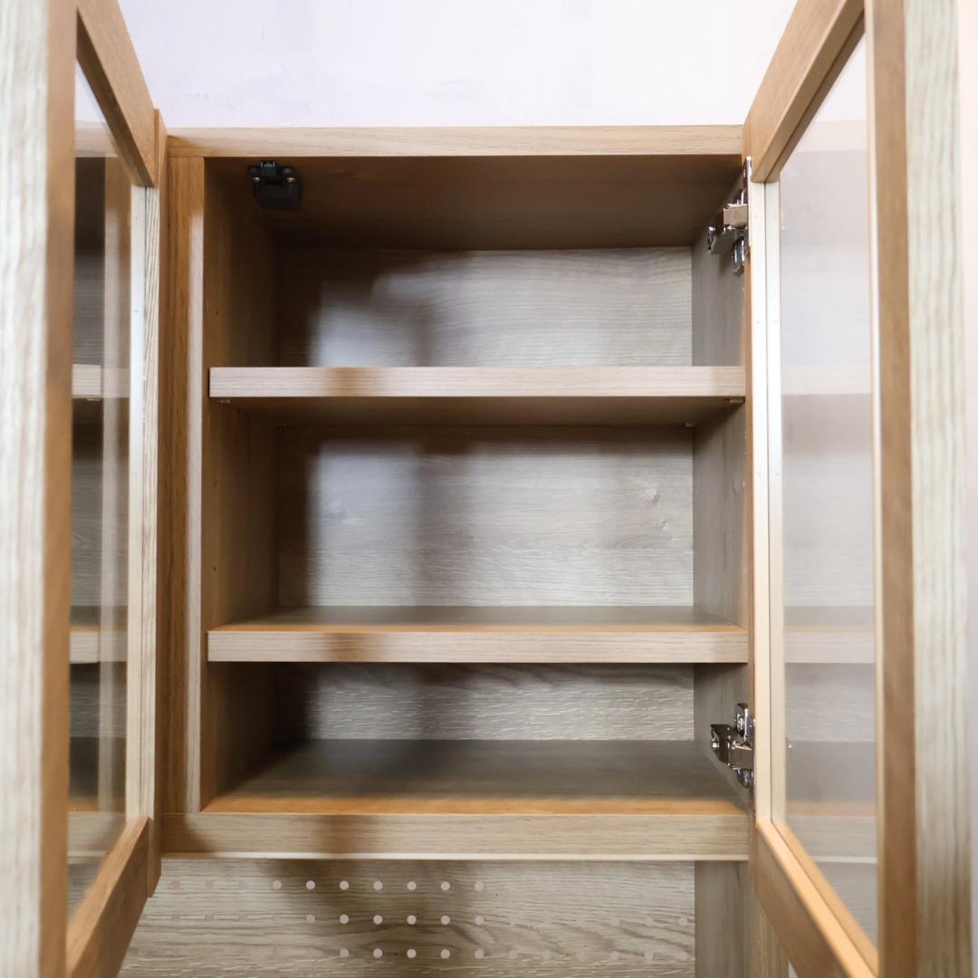 末次家具 LUCIDO キッチンボード カップボード 食器棚 キッチンボード