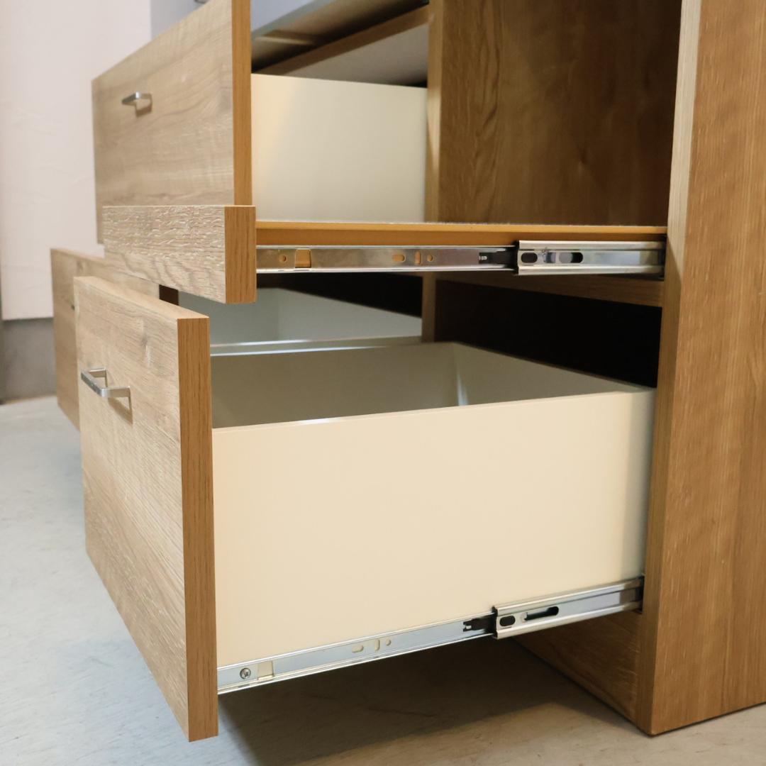 末次家具 LUCIDO キッチンボード カップボード 食器棚 キッチンボード