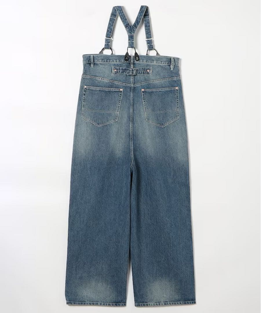 サロペット・オーバーオール・オールインワン rhodolirion 5Pockets Suspender Denim