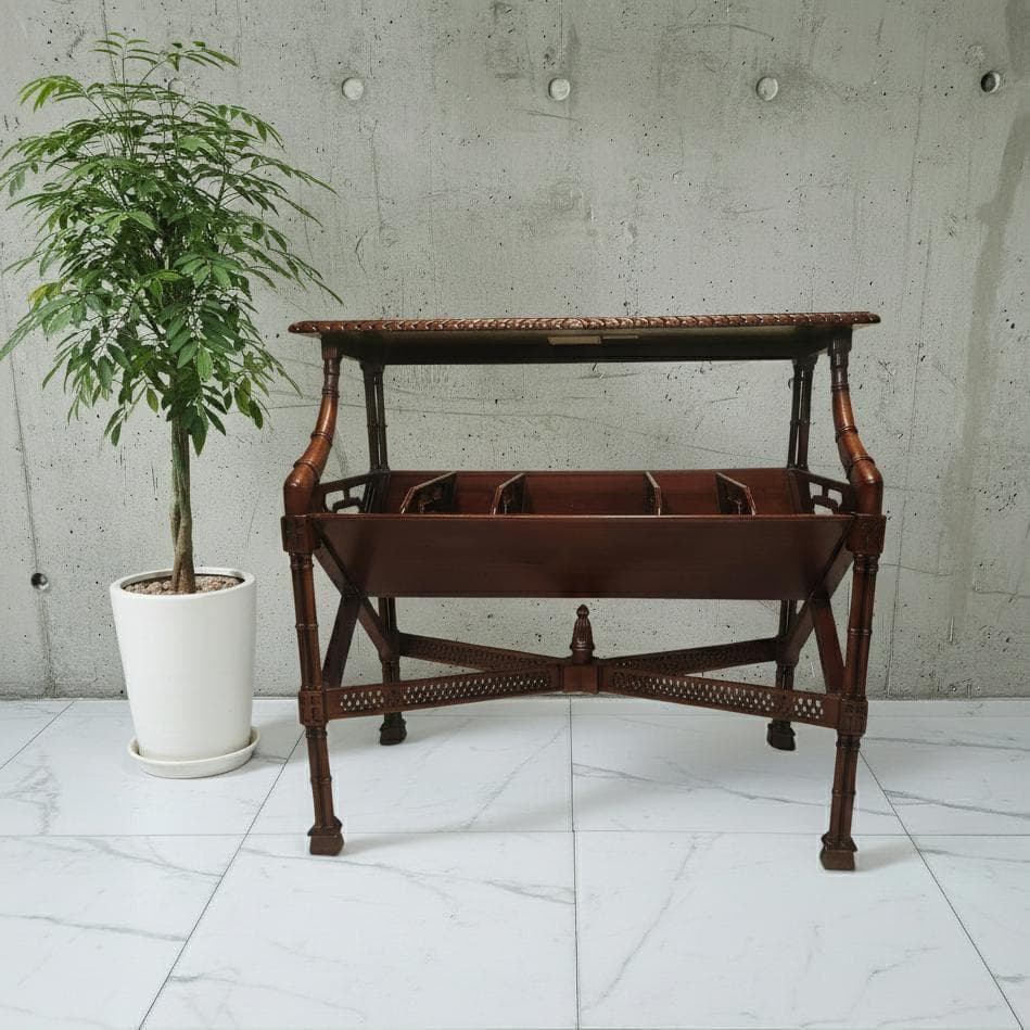 IDC 大塚家具 グレース ブック トローフ アンティーク調 ブックシェフ 本棚