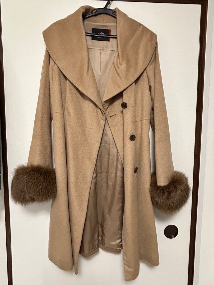 INED カシミア100%ロングコート
