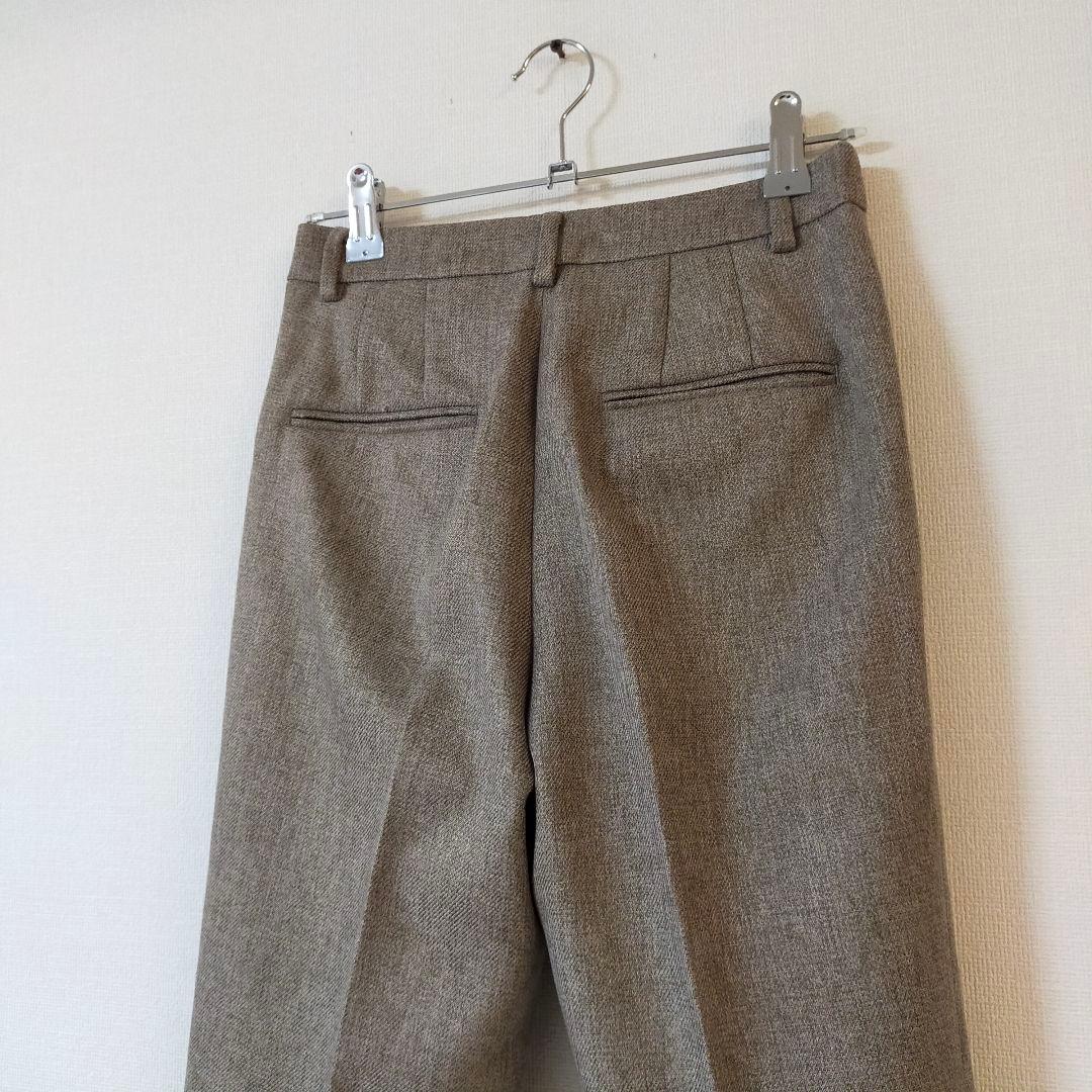 美品　23区　小さいサイズ30　ウォッシャブル　ノーカラーパンツスーツ