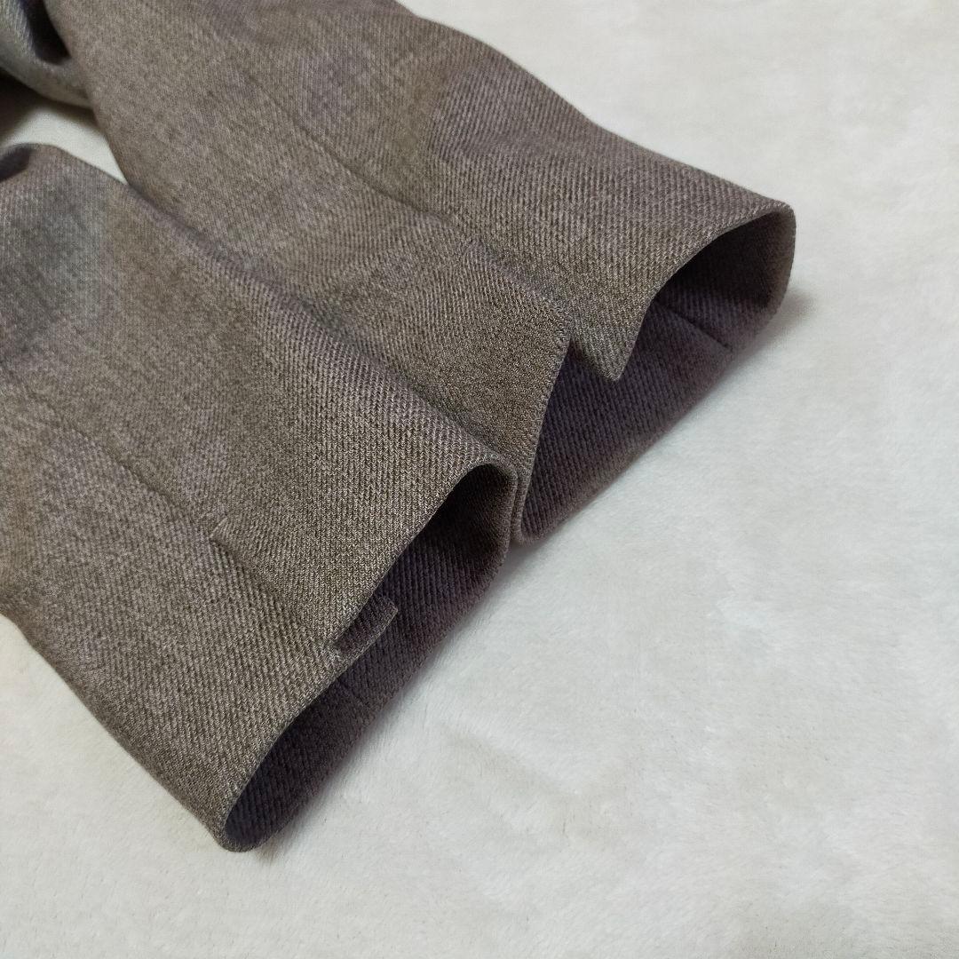 美品　23区　小さいサイズ30　ウォッシャブル　ノーカラーパンツスーツ