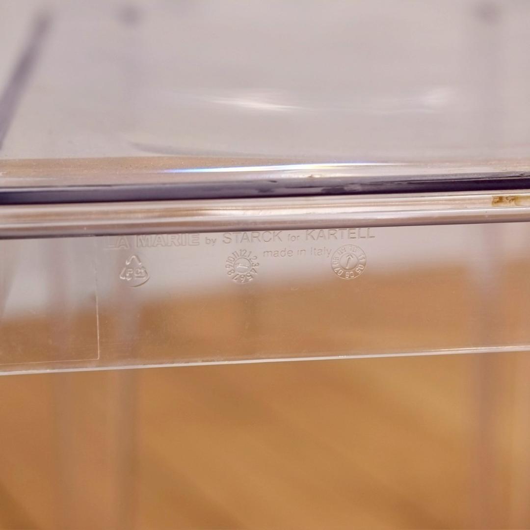 Kartell カルテル　ラマリー　チェア　ダイニングチェア　アクリル