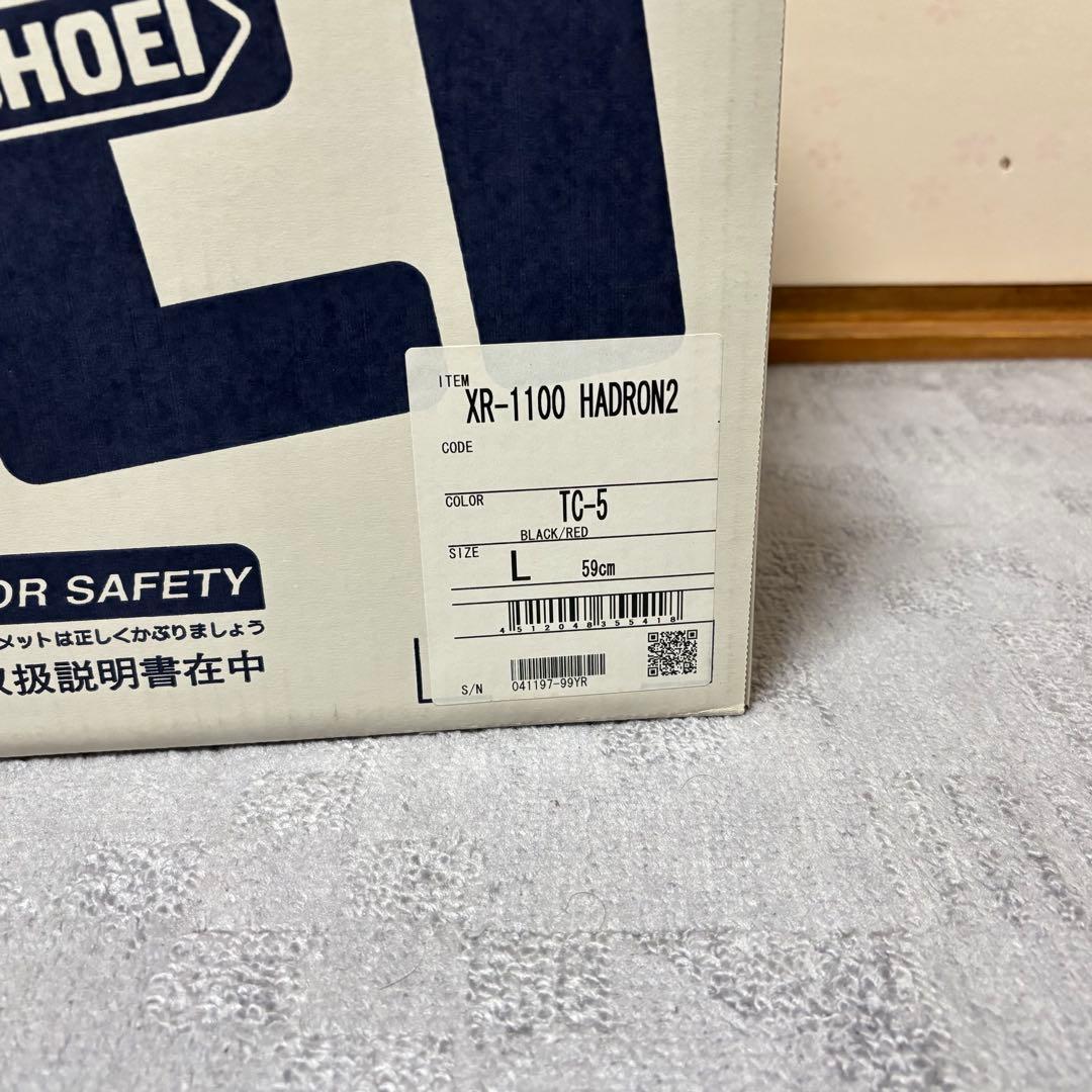 SHOEI XR-1100 HADRON2フルフェイスヘルメット ミラーシールド
