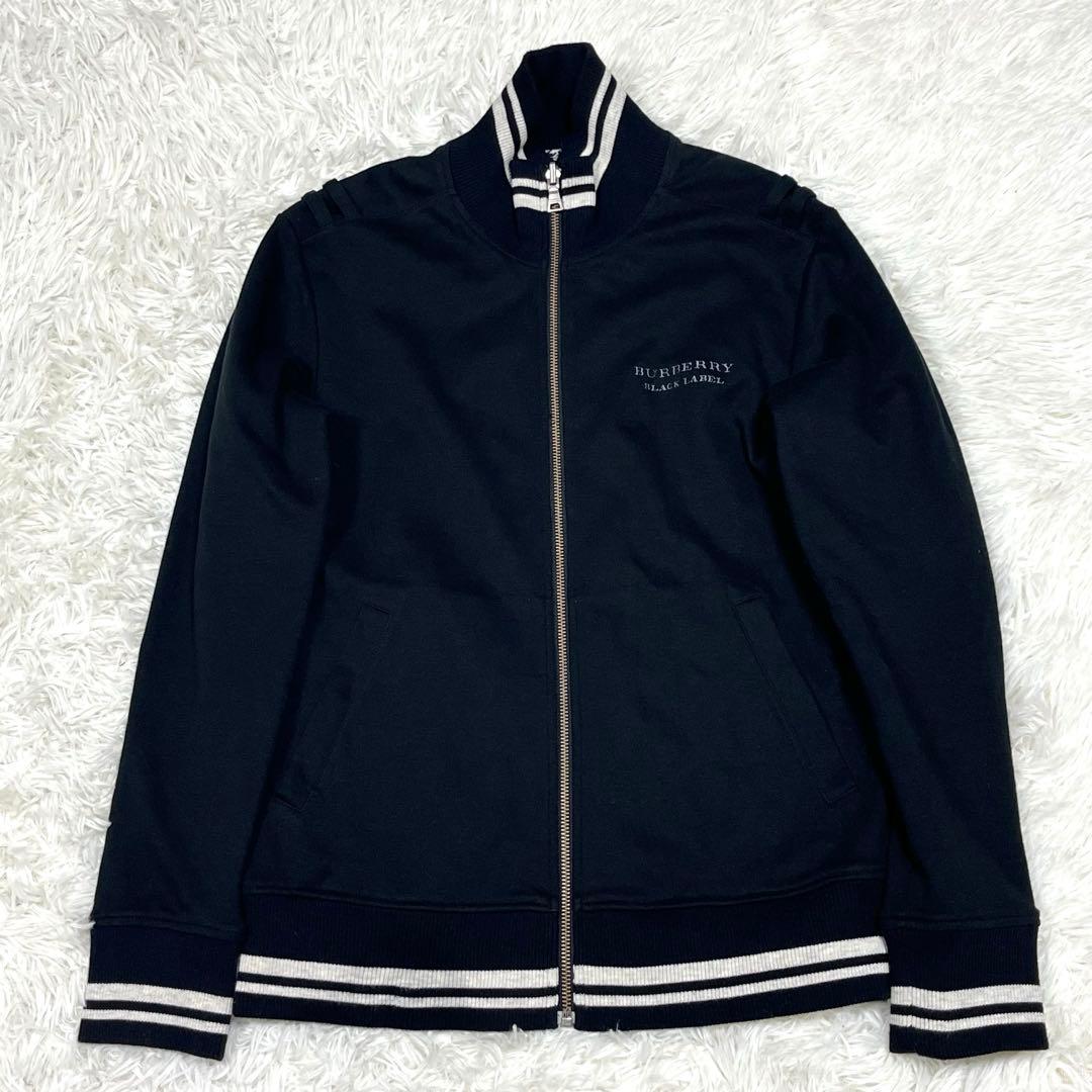 美品✨バーバリーブラックレーベル リバーシブルブルゾン 千鳥格子 ブラック M